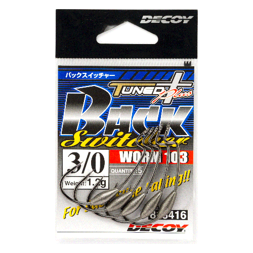 DECOY Fishing Weighted Worm Hook S-SWITCHER WORM 102